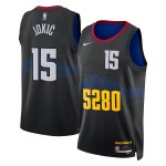 Denver Nuggets Trikot Nikola Jokic Nike 2023-24 City Edition Schwarz Swingman - Herren